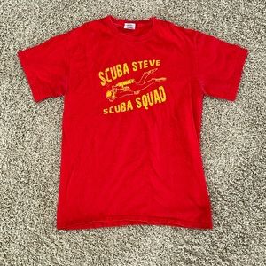 Scuba Steve Scuba Squad Red Short Sleeve T-Shirt
